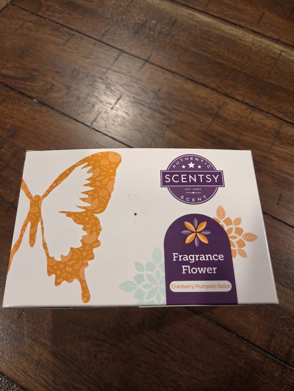 Scentsy Cranberry Pumpkin Spice Fragrance Flower